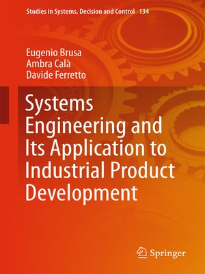 cover image of Systems Engineering and Its Application to Industrial Product Development